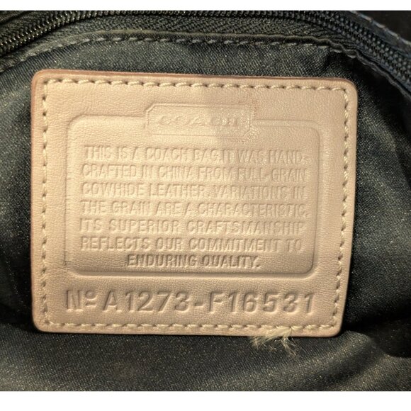 Coach Penelope Satchel Shoulder Bag – Lilac Leather w/ Exotic Trim - Picture 11 of 13